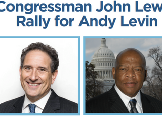 Community Rally with Congressman John Lewis and Andy Levin
