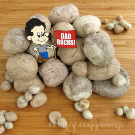 Edible Fudge Rocks