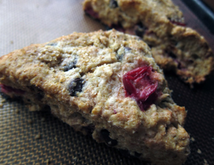 Chocolate & Cherry Scones