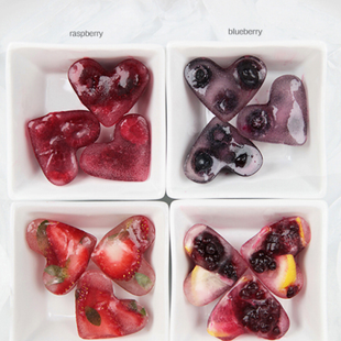 Berry Infused Ice Cubes