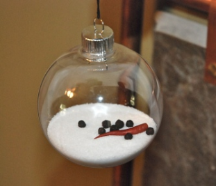 Melted Snowman Baubles