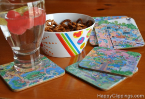 Disney Map Coasters