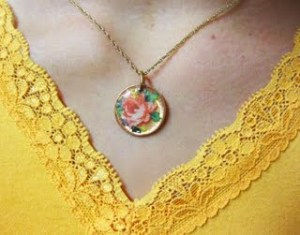 Glazed Penny Pendant