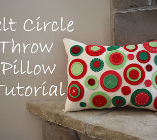 Felt Circle Pillow