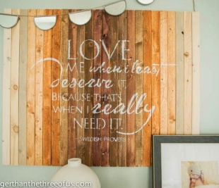 Ombre Wood Stencil Art