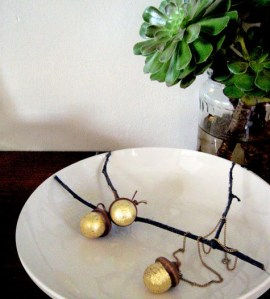 Gilded Acorns