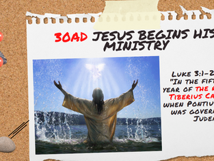 Daniel 9 Prophecy Fulfilled: 30 AD Jesus Begins His Ministry