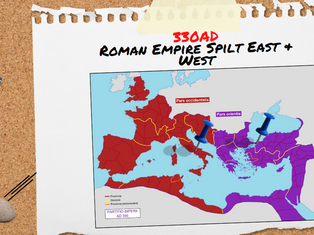 Daniel 2 Iron Legs Prophecy Fulfilled: 330 AD Roman Empire Splits-East & West