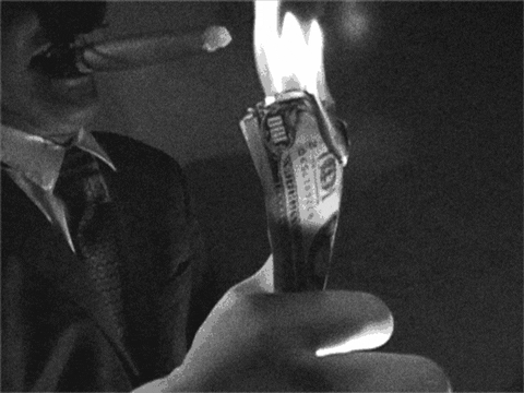 cigar light money.gif
