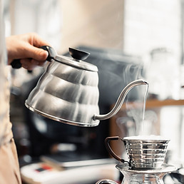 Café de filtro fresca