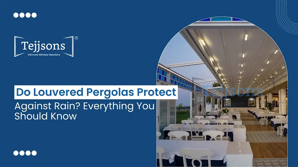 A blog guide on do louvered pergolas protect against rain