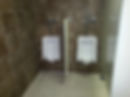 AFTER: Urinals in remodeled restroom