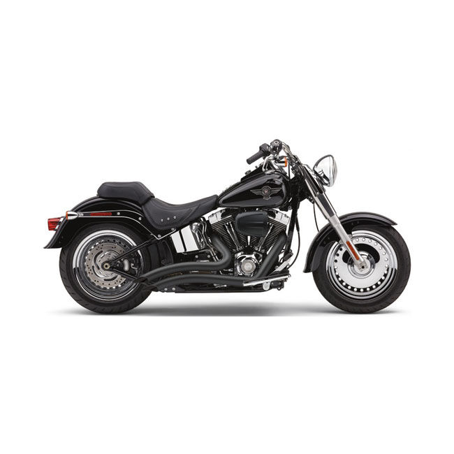 thorcat - cobra speedster short swept exhaust blk EU 1-2 - 84-05 Softail
