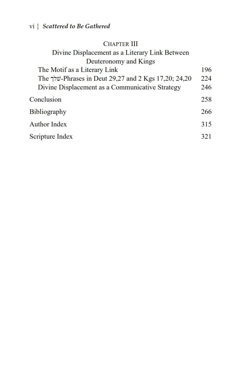 Thumbnail: Scattered to Be Gathered Exile as Divine Act in Pentateuch and Kings