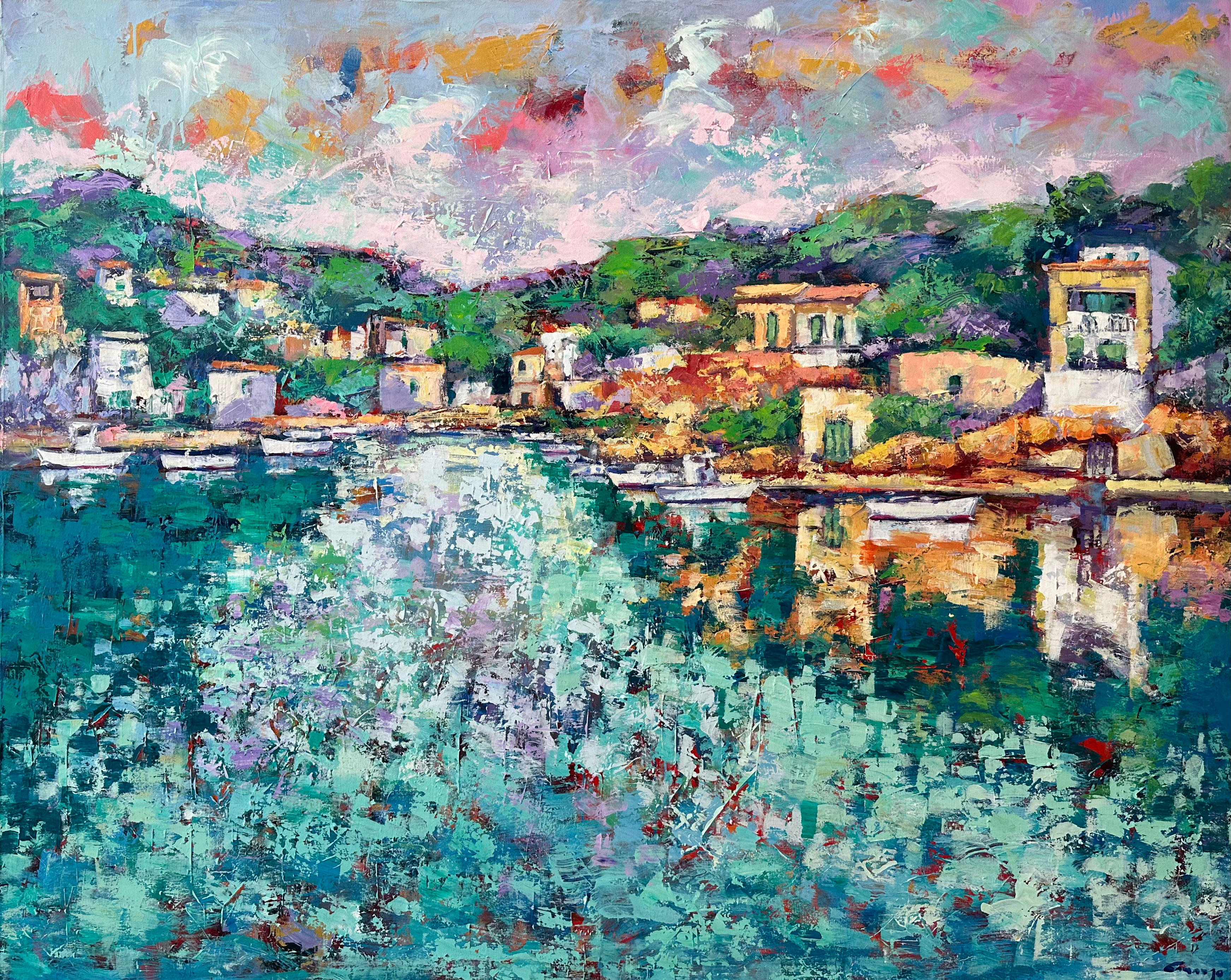 Cala Figuera, 130x195 cm, acrylic on canvas