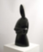 Thumbnail: MIRALL DE LLUNA. 50 x 25 x 16 cm, schwarzer Marmor aus Belgien