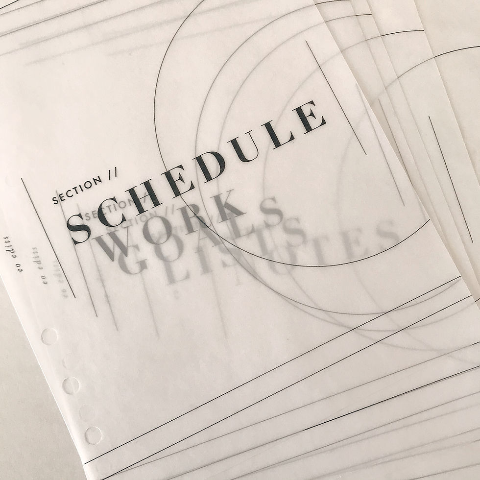 Thumbnail: Section Dashboards - Set of 5 - A5