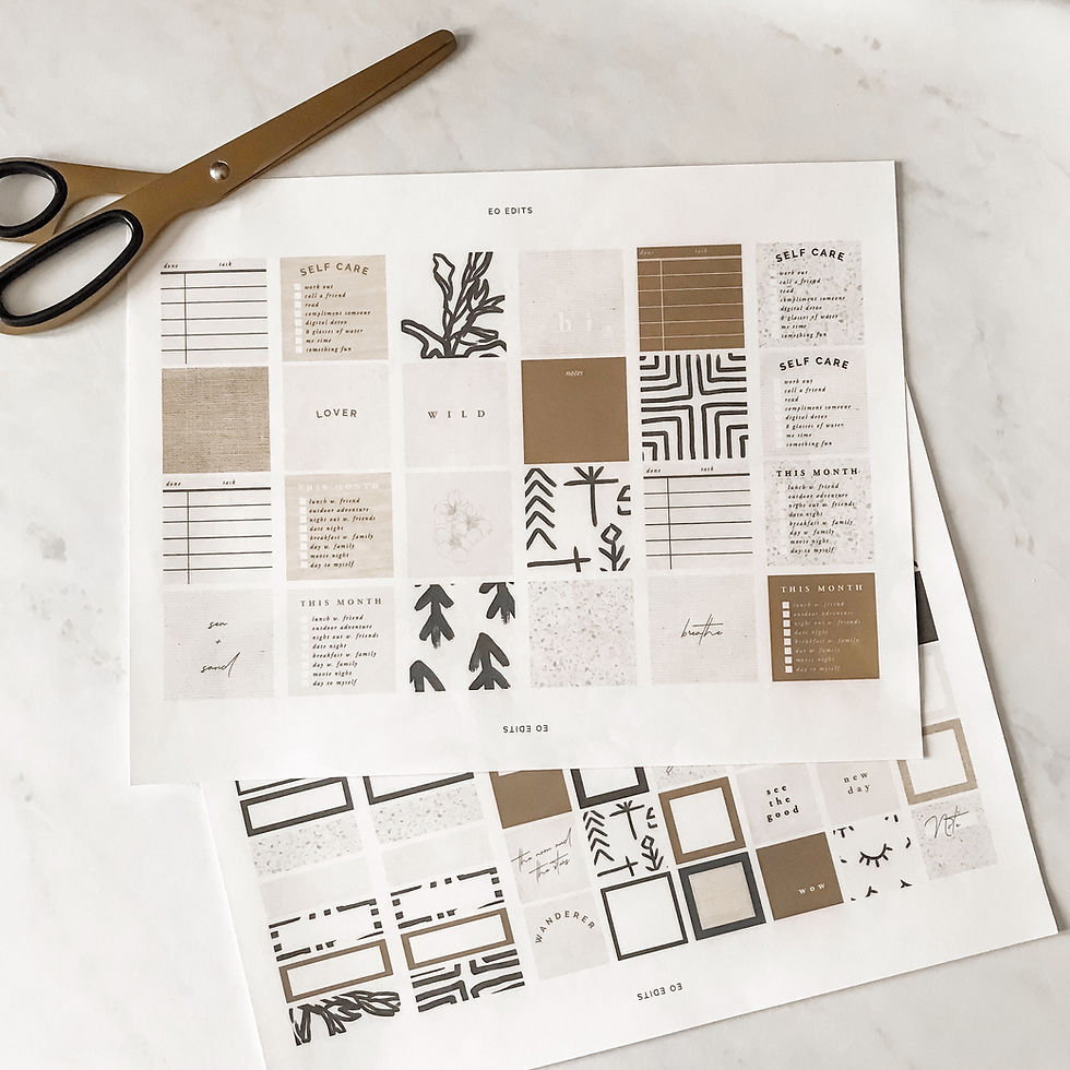 Thumbnail: Printable Sticker Set