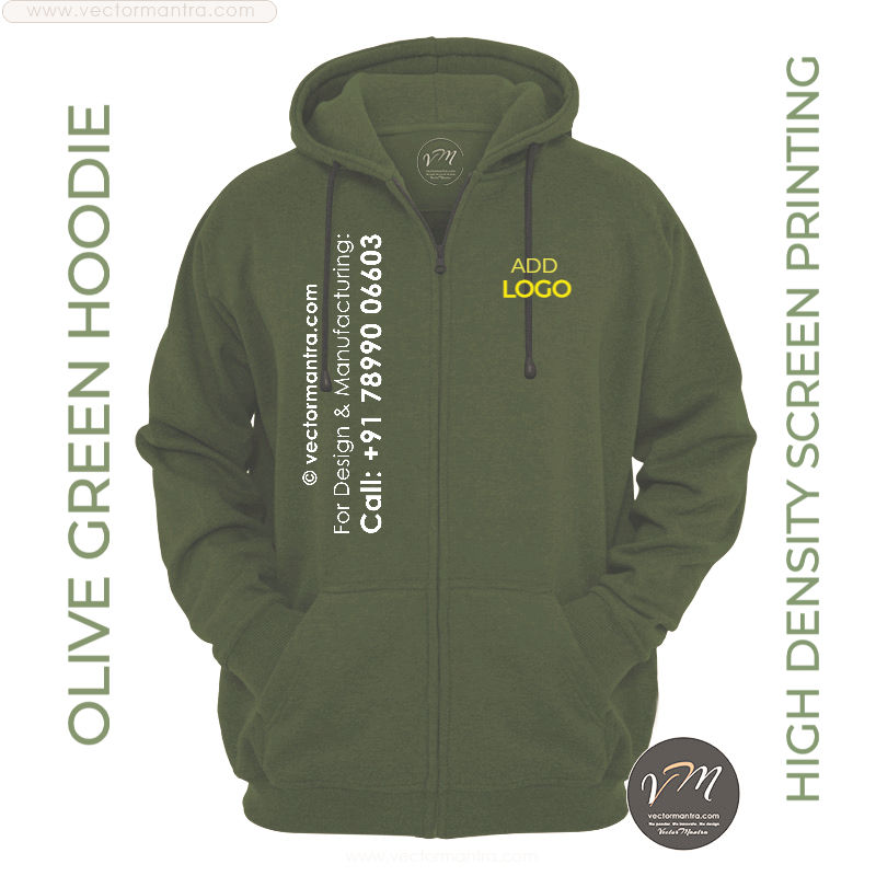 Thumbnail: bottle green hoodie manufacturer, custom olive green hoodie design, custom hoodies Bangalore, bulk hoodie manufacturer,
