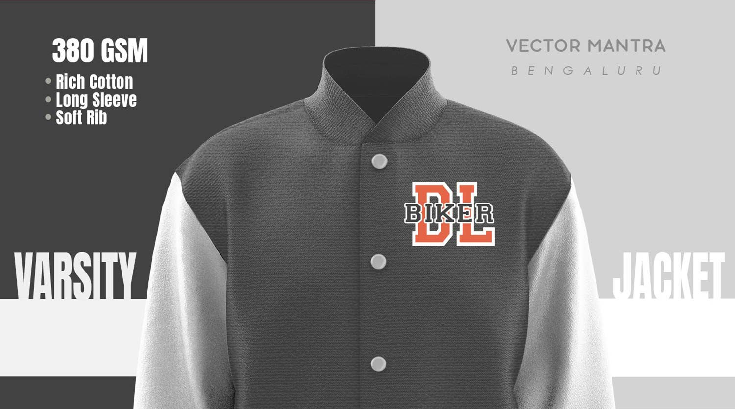 Dark Grey Varsity Jackets in Bulk Customized Letterman Jackets