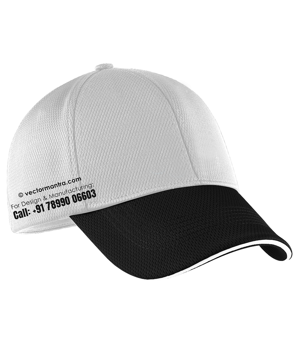 Thumbnail: Custom caps cheap, Customized caps, White Cap, branded caps, Custom Caps online, Embroidery on Caps, custom caps Patna India