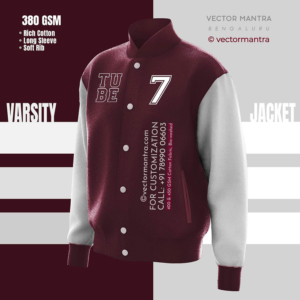 Thumbnail: Varsity Jackets for School Students, Varsity Jackets for Business Schools, Design Varsity Jackets Online in Bulk, India,