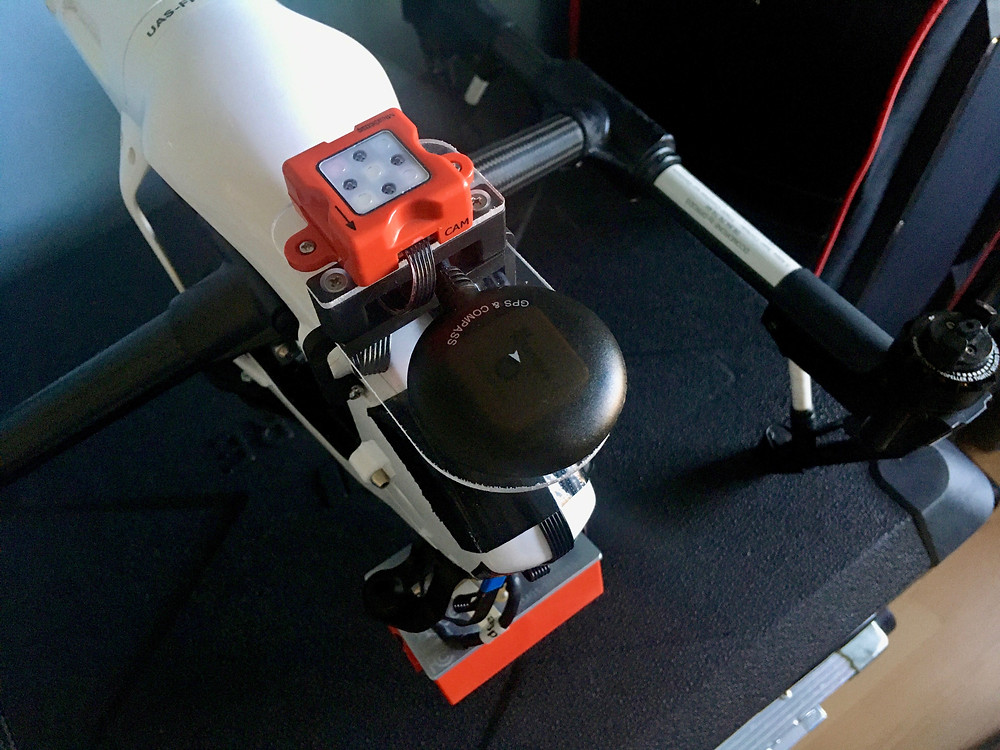 Caméra multi spectrale Micasense RedEdge M - Kit d'intégration sur drone DJI Inspire 1