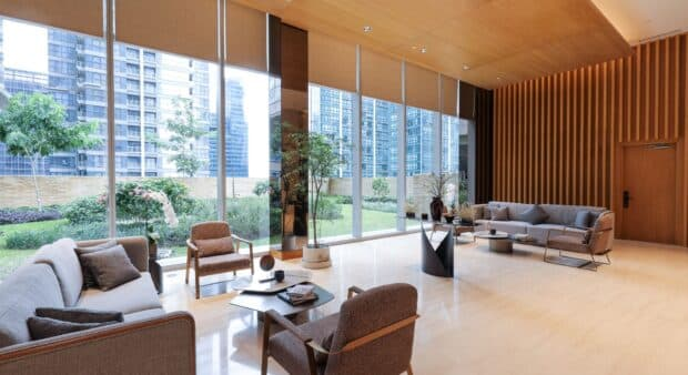 Sky Lobby at The Seasons Residences (Actual Photo)