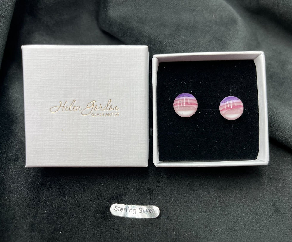 Thumbnail: Petal Pink Ripple Earrings