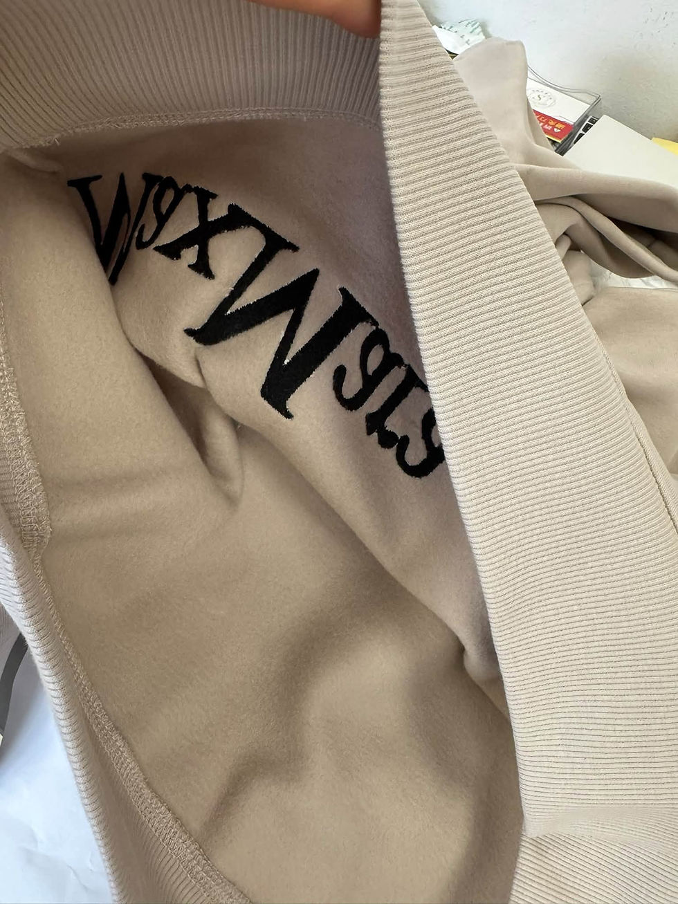 縮圖：S’ MaxMara   寬鬆版#Felpa 米白色連帽衛衣