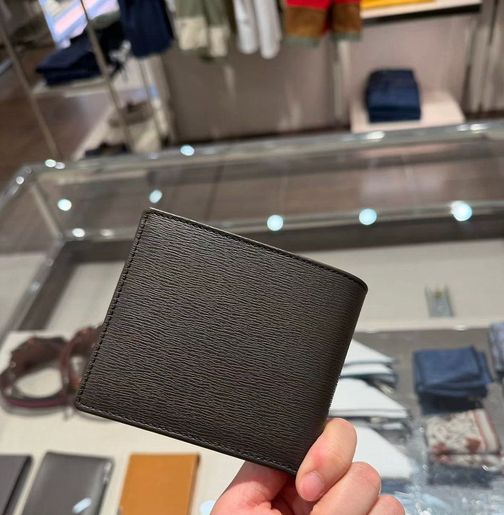 縮圖：TODS  Timeless T 字防刮水波紋小牛皮短夾