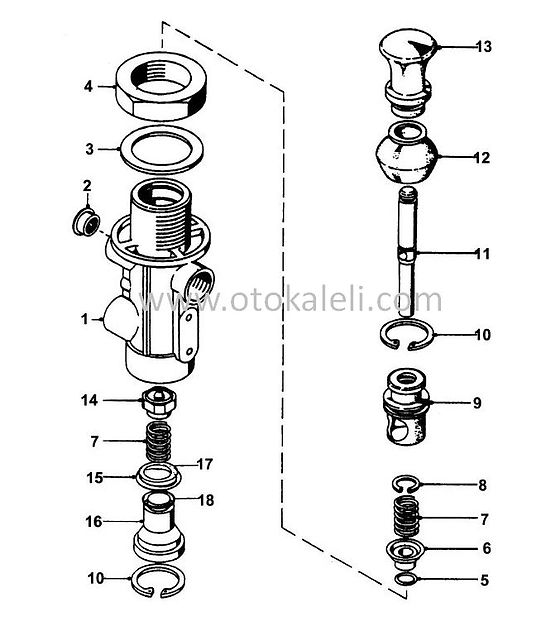BMC FATIH 110-08 | Fren sistemi | Egzoz fren valfi | Oto Kaleli