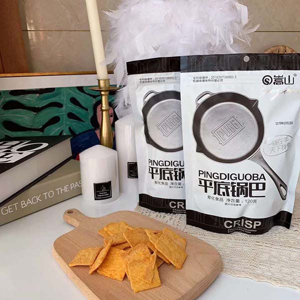 縮圖：嵩山平底锅巴白色包装原味锅巴   SONG SHAN ORIGINAL FLAVOUR RICE CRUST