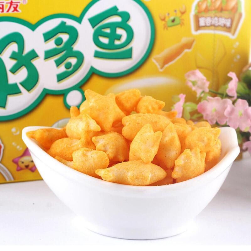 縮圖：好丽友好多鱼蜜香烤翅味马铃薯膨化零食  ORION HAO DUO YU HONEY CHICKEN WING FLAVOUR POTATO SNACK