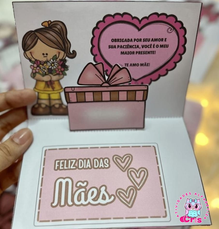 Thumbnail: Cartão Dia das Mães para imprimir