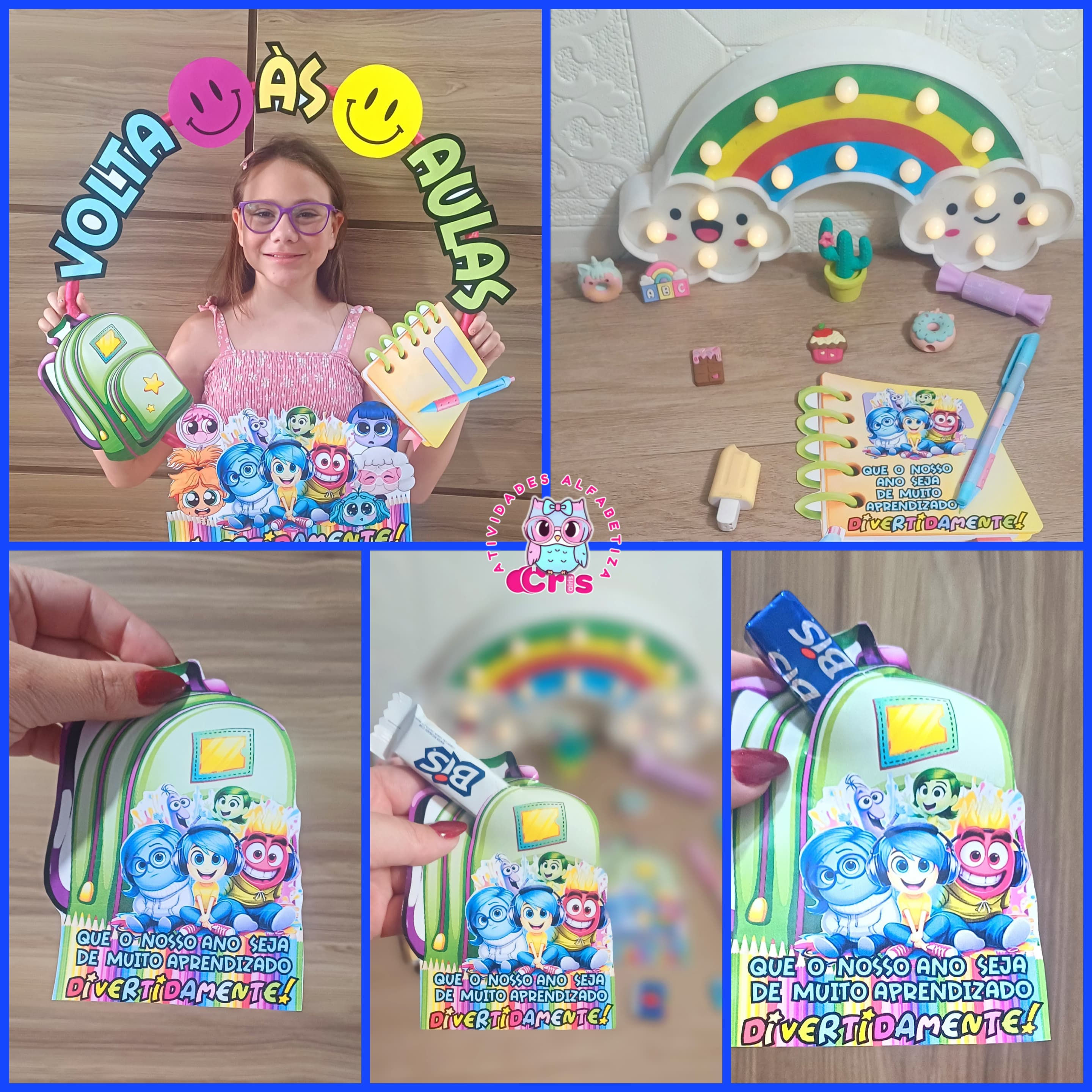 MOLDURA BAMBOLÊ VOLTA ÀS AULAS DIVERTIDAMENTE