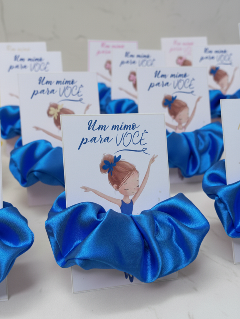 Miniatura: 🩰💞 Cartão Bailarina/ Xuxinha de cetim