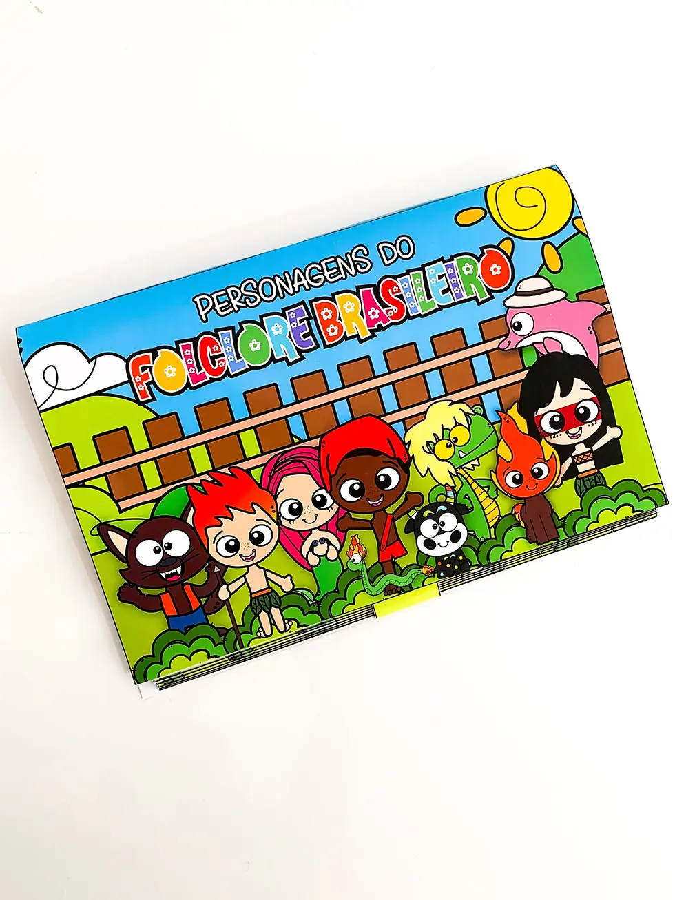 Thumbnail: 📖✨ Livro 3D Personagens do Folclore Brasileiro