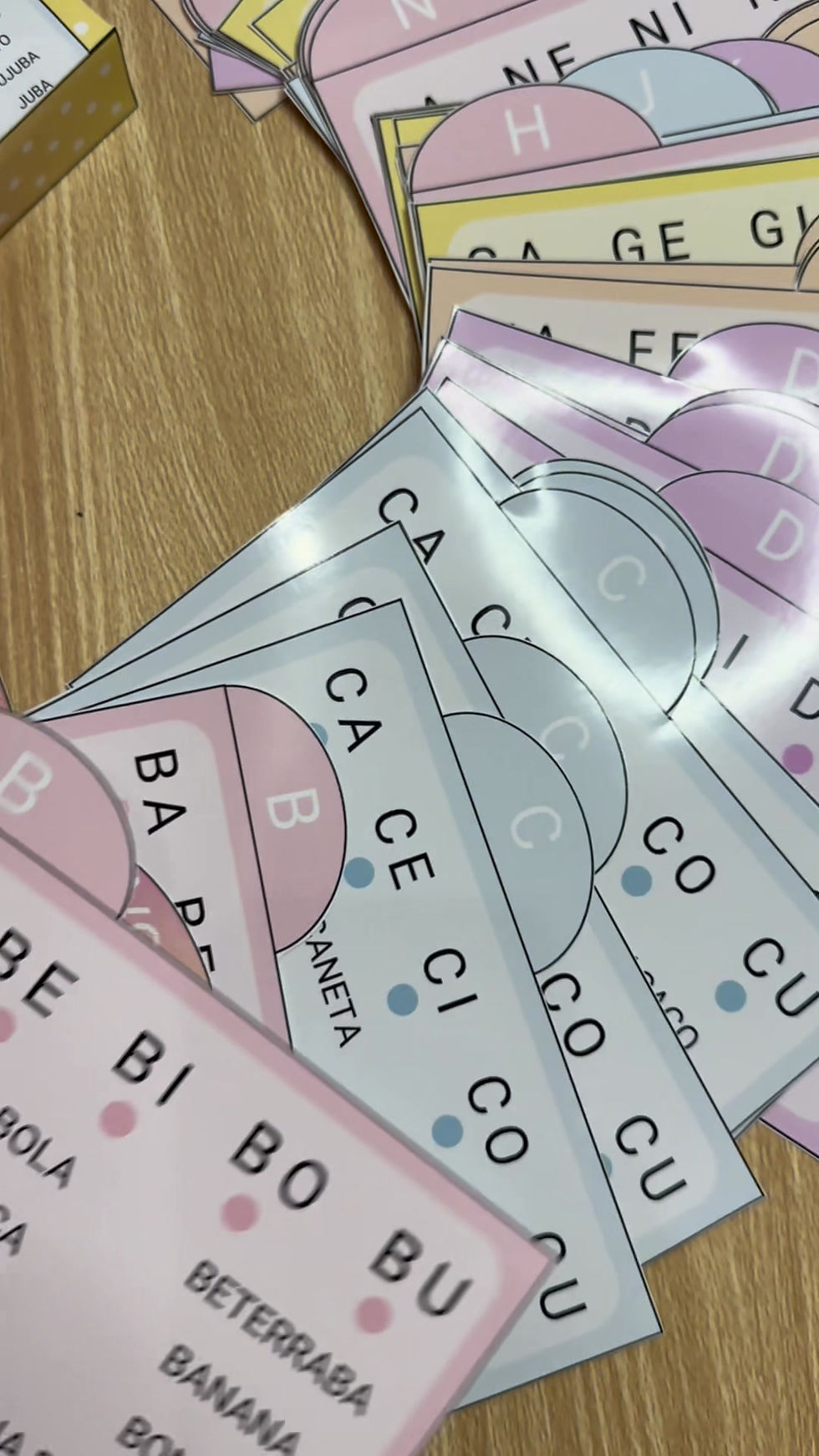 Miniatura: Fichas Leitura Sílabas Simples