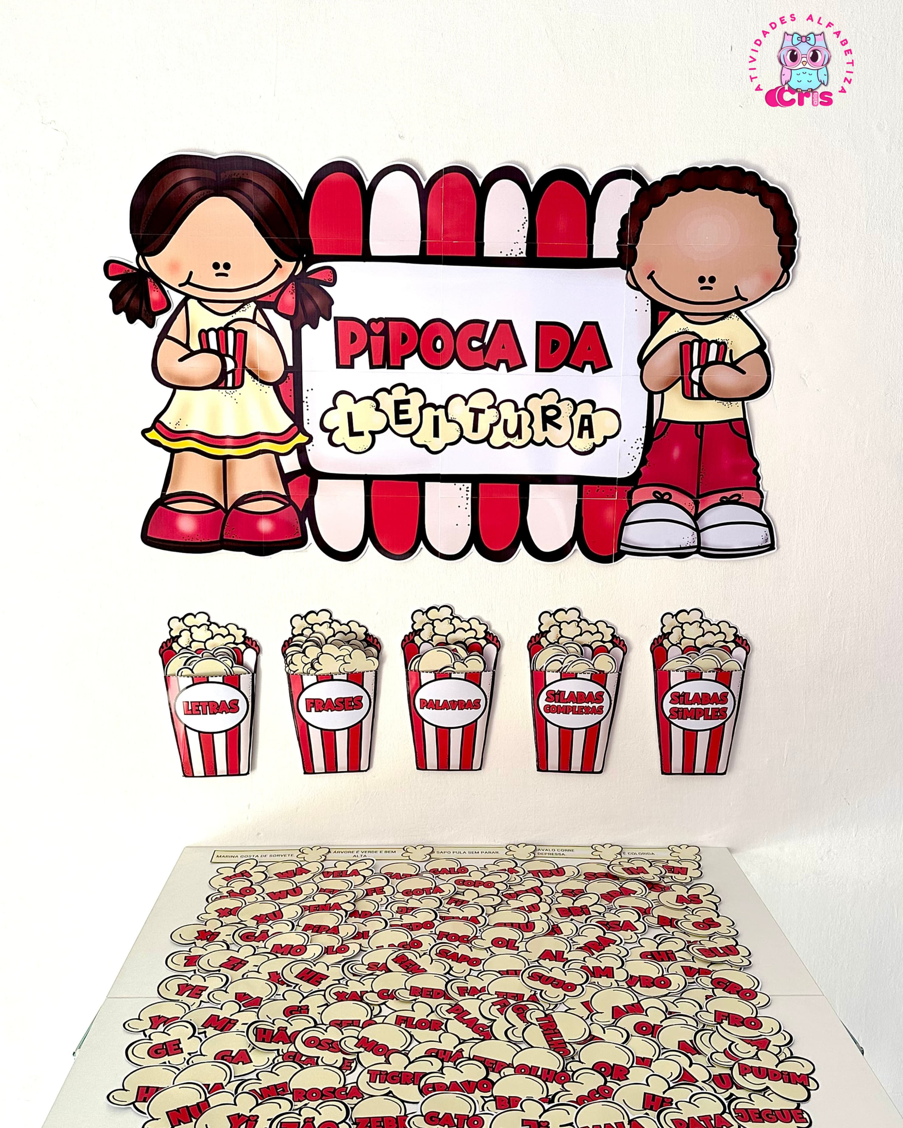 PAINEL LEITURA INTERATIVA SÍLABAS SIMPLES E COMPLEXAS