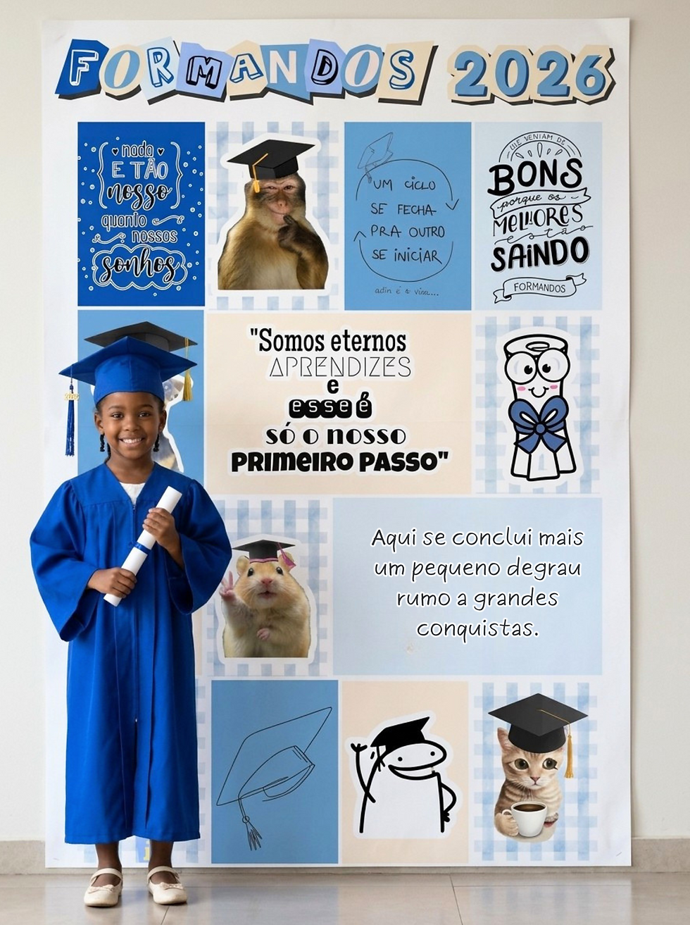Miniatura: 🎓💙✨Painel Formatura  – Formandos 2026 | AZUL