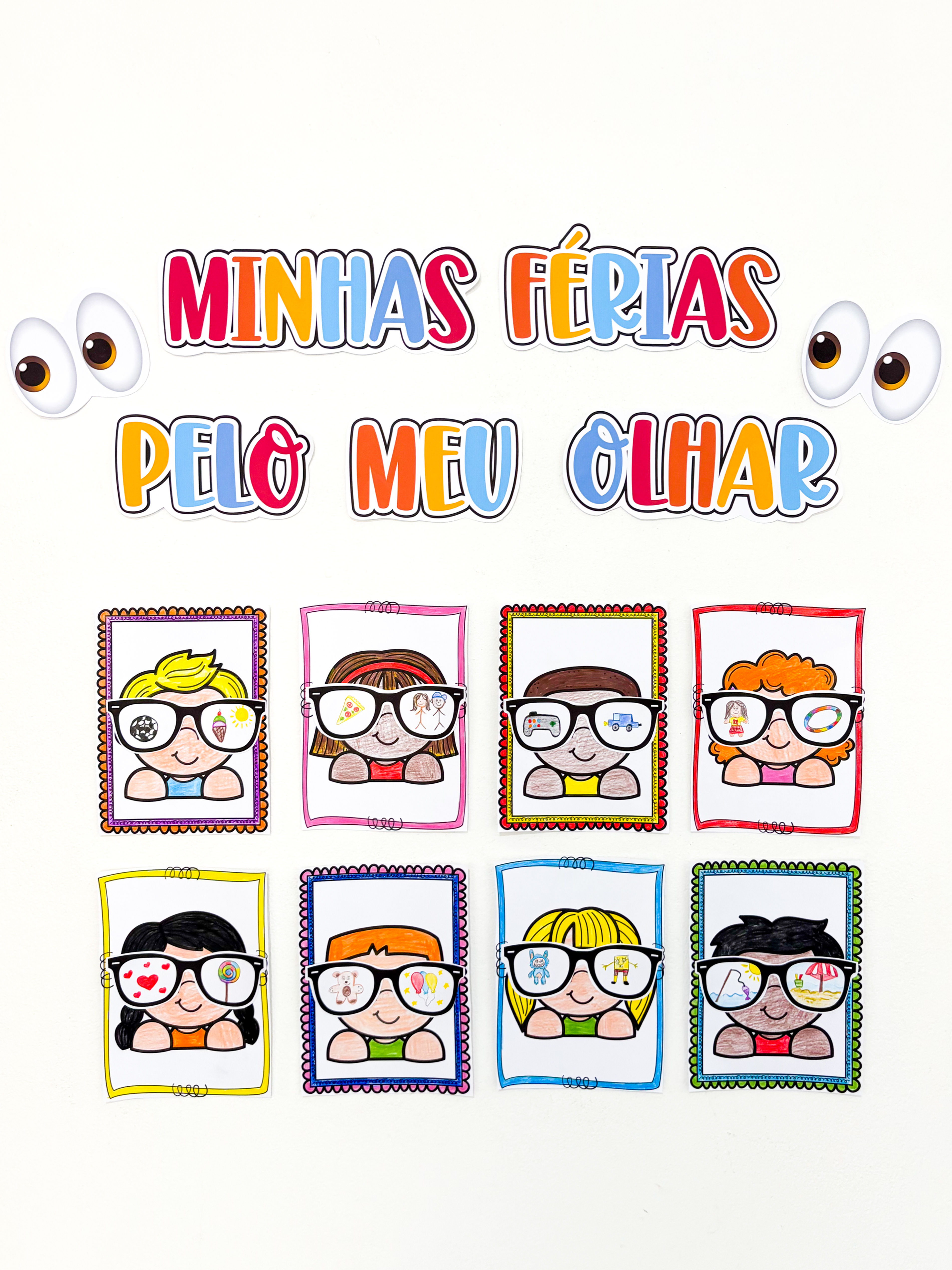👀 Minhas Férias Pelo Meu Olhar | Atividade Interativa Volta as Aulas