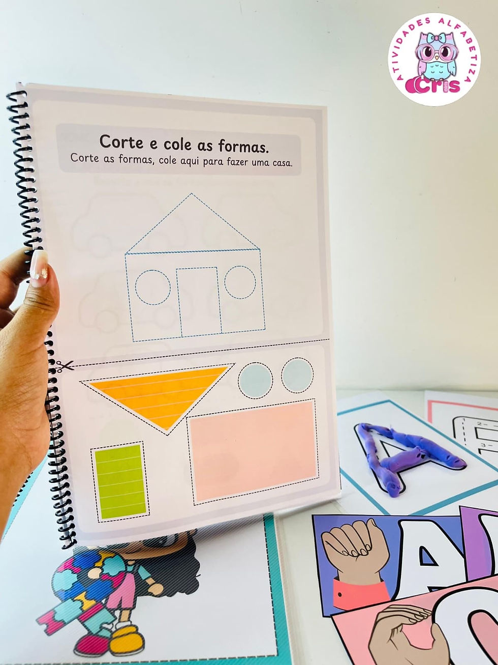 Thumbnail: Apostila cores, números e formas educação infantil e especial