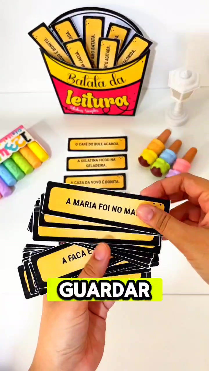 Miniatura: Fichas de leitura Alfabetização PDF