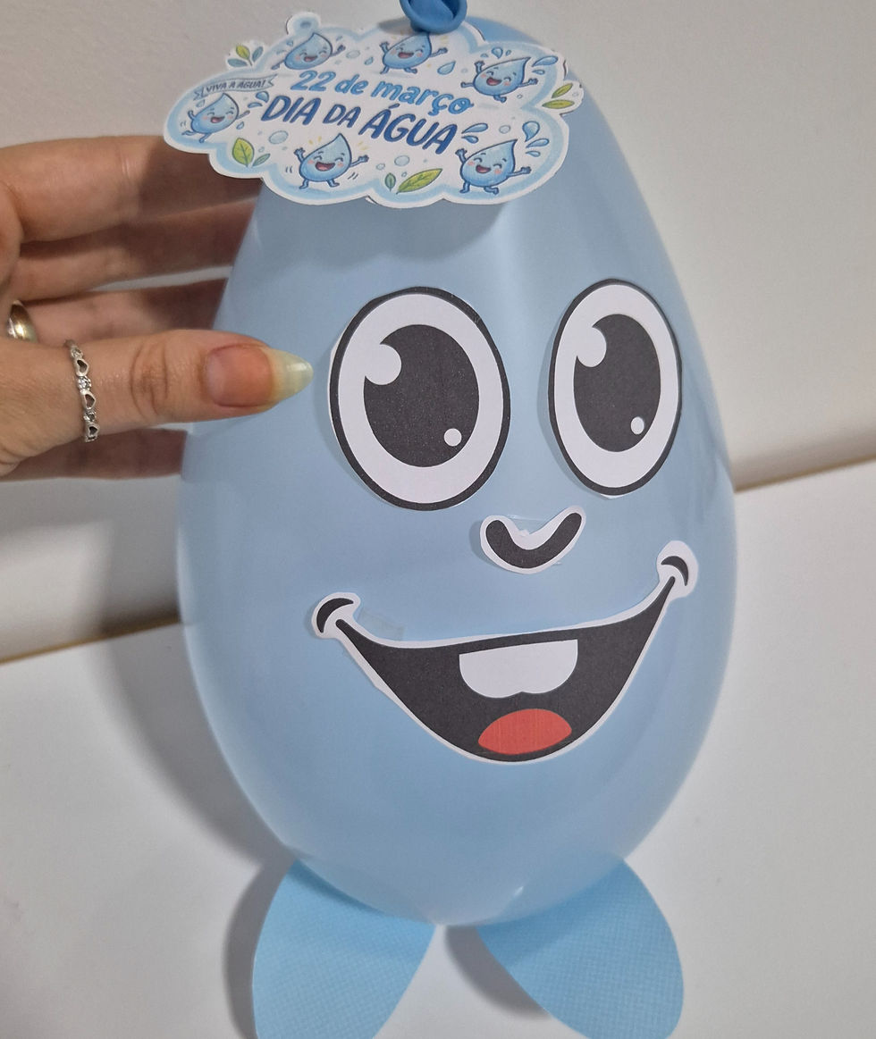 Miniatura: Atividade Dia da Água Educação Infantil para Imprimir PDF balão