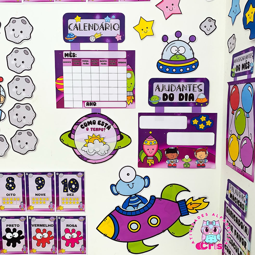 Thumbnail: 🚀 KIT SALA ASTRONAUTA - VIAJANDO NO ESPAÇO 👨🏻‍🚀⭐👋👋