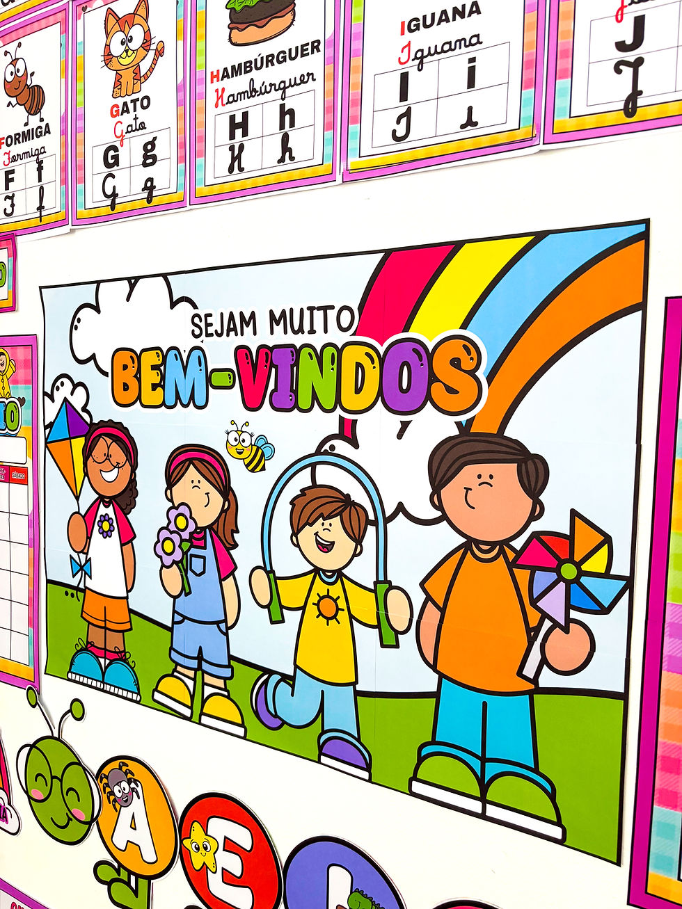 Miniatura: 🌷💐 Kit Decoração de Sala de Aula Jardim Encantado