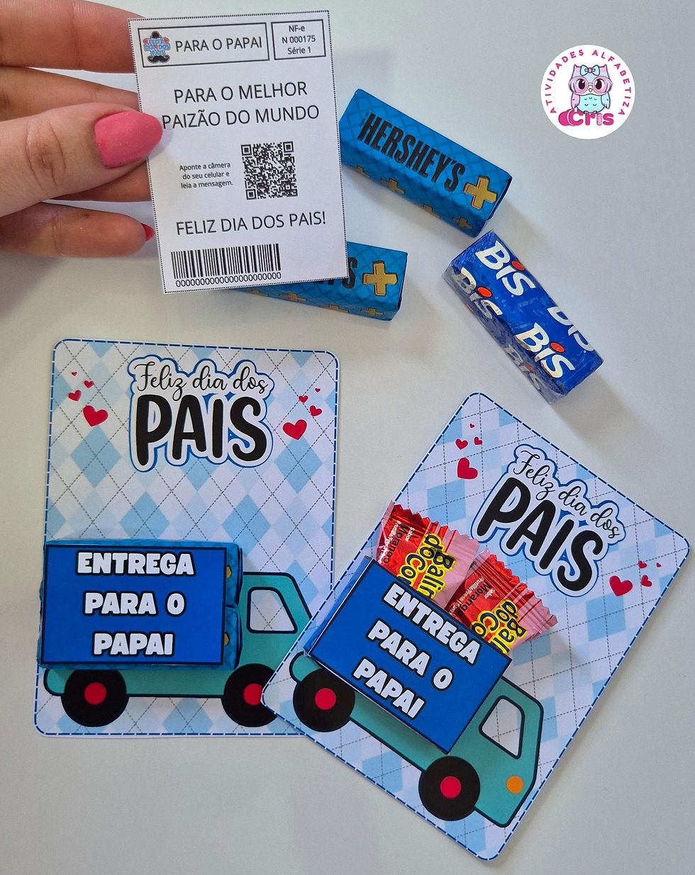 cartões com NF e mimos
