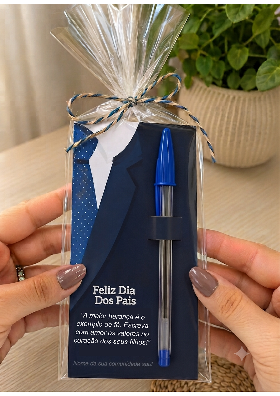 Miniatura: 💙 Cartão Marca Páginas Dia Dos Pais Religioso | Porta Caneta | PDF