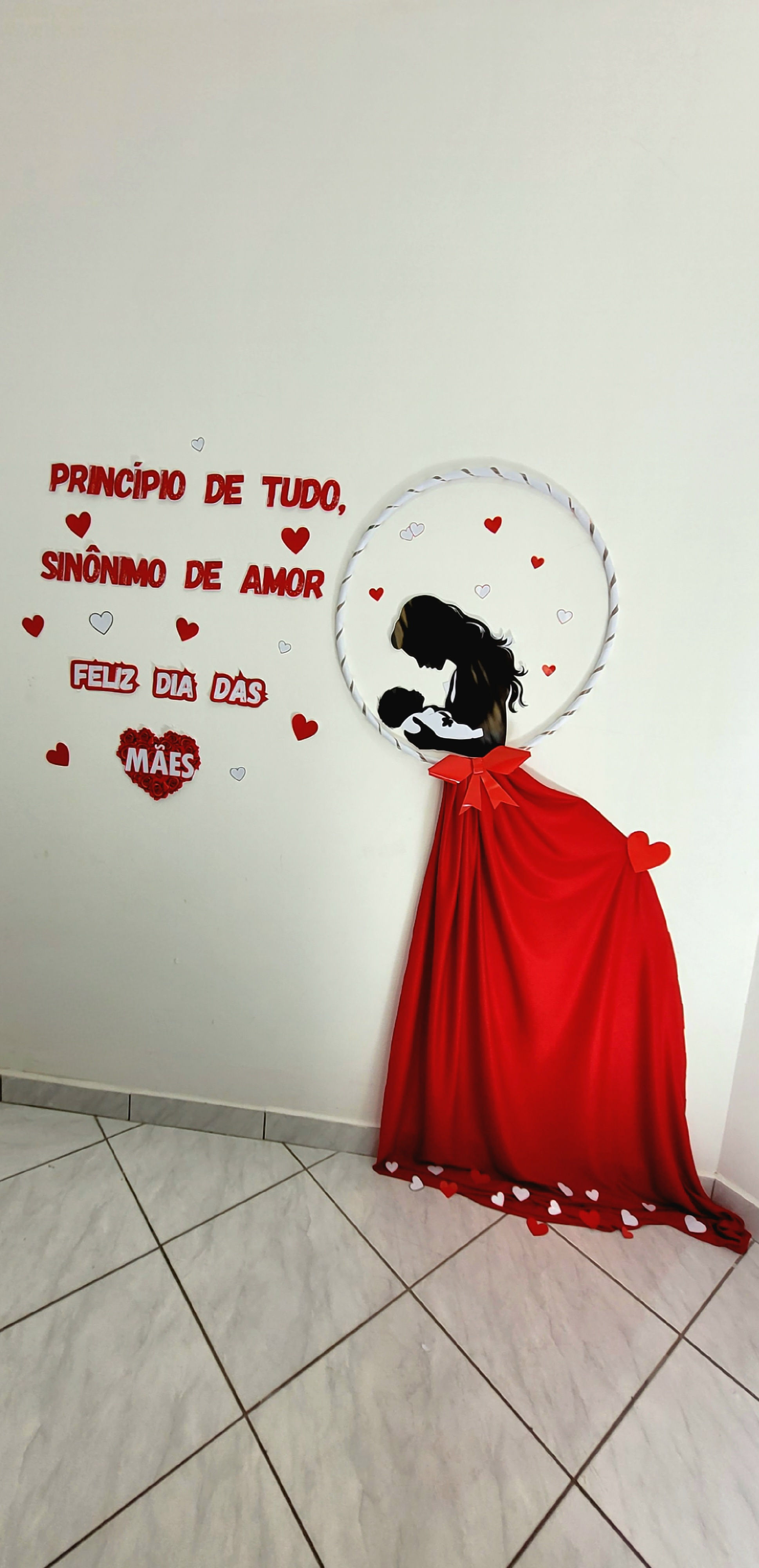 Painel e Lembrancinhas Dia as Mães